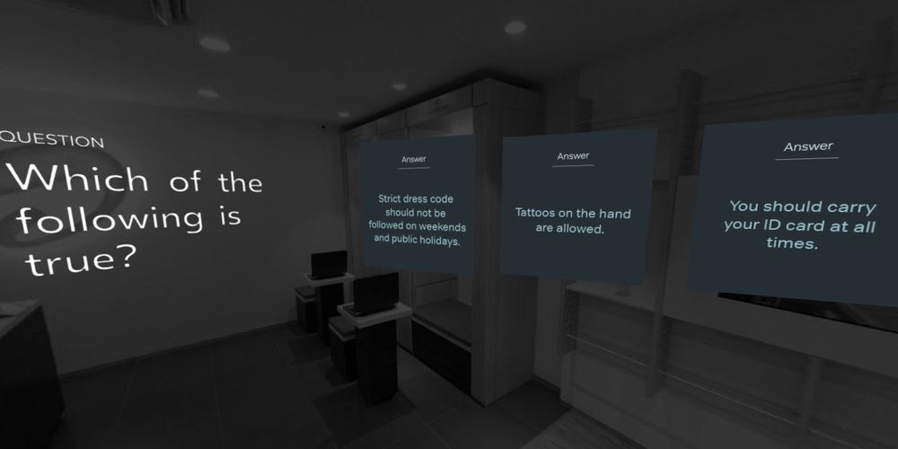 Virtual Reality VR for Employee Onboarding